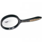 Csp 7508 - Lupa de cristal bifocal, diámetro de 62 mm, aro de plástico