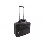 Q-Connect KF16977 - Maletín para portátil, con ruedas, 16", color negro
