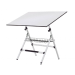 Mesa de dibujo para arquitecto regulable en altura estructura