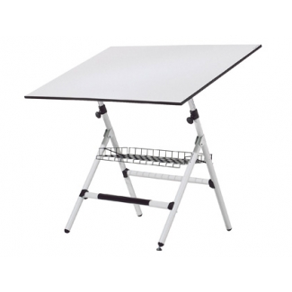 Mesa de dibujo para arquitecto regulable en altura estructura