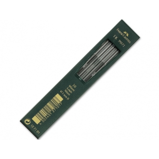 Faber-Castell 9071 HB - Minas de grafito, 2 mm HB, estuche de 10 unidades