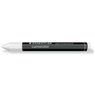 Staedtler Omnigraph 236 - Minas para marcar permanente, color blanco, caja de 12 unidades