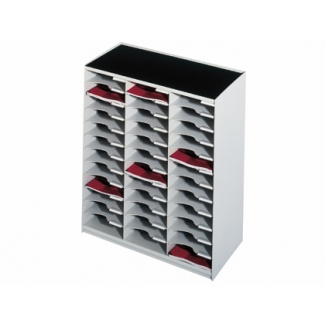 Modulo Fast-PaperFlow monobloques 36 casillas color gris