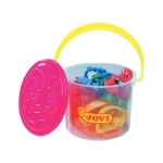 Jovi 7-24 - Cubo de 24 moldes para modelar (6 modelos distintos)