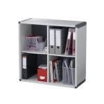 Mueble estantería 4 casillas Fast-PaperFlow 790x790x330 mm