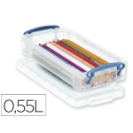 Organizador archivo plástico transparente con litros 40x100x220 mm