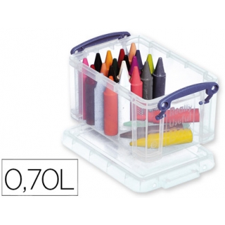 Organizador archivo plástico transparente con litros 80x155x100 mm