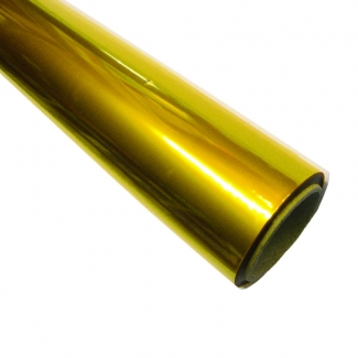 Liderpapel CL25 - Papel celofán, rollo de 60 cm x 10 metros, color amarillo