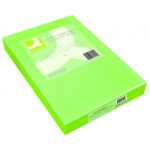 Q-Connect KF18008 - Papel de color, A3, 80 gramos, color verde intenso, paquete de 500 hojas