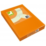 Q-Connect KF16268 - Papel de color, A4, 80 gramos, color naranja neón, paquete de 500 hojas