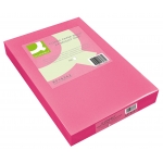 Q-Connect KF16262 - Papel de color, A4, 80 gramos, color rosa intenso, paquete de 500 hojas