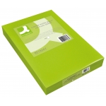 Q-Connect KF16267 - Papel de color, A4, 80 gramos, color verde neón, paquete de 500 hojas