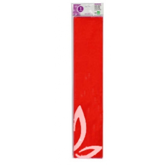 Liderpapel CP04 - Papel crespón, 50 cm x 2,5 m, color rojo