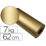 Papel fantasía color kraft havana frech oro bobina 62 cm 7 kg