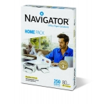 Navigator Home Pack - Papel, A4, 80 gramos, paquete de 250 hojas