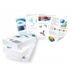 Q-Connect Ultrawhite KF17784 - Papel, A4, 100 gramos, paquete de 500 hojas 