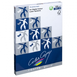 Mondi Color Copy - Papel brillo, A3, 135 gramos, paquete de 250 hojas