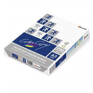Papel fotocopiadora color copy glossy tamaño A3 170 gramos paquete de 250 hojas