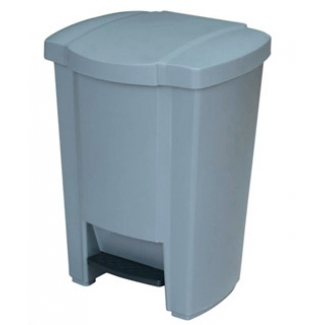 Q-Connect KF16547 - Papelera contenedor de plástico, con pedal, 18 litros