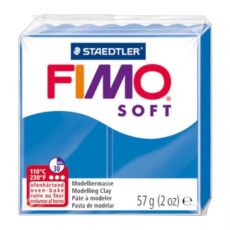 Staedtler Fimo Soft 8020-37 - Pasta para modelar, 57 gramos, color azul