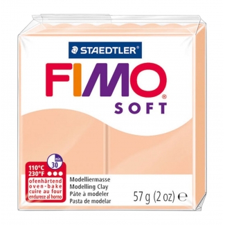 Staedtler Fimo Soft 8020-43 - Pasta para modelar, 57 gramos, color carne
