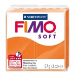 Staedtler Fimo Soft 8020-42 - Pasta para modelar, 57 gramos, color naranja