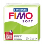 Staedtler Fimo Soft 8020-50 - Pasta para modelar, 57 gramos, color verde manzana