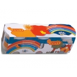 Jovi Soft Dough Blandiver 403 - Pasta para modelar, pack de 3 botes de 110 g (azul, rojo y verde)