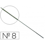 Wuto 8/13 - Pelos de segueta nº 8, forma dentada, caja de 144