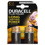 Duracell Plus Power S0560210 - Pila alcalina, C (LR14), blíster con 2 pilas