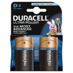 Duracell Ultra Power 81381977 - Pila alcalina, D (LR20), blíster con 2 pilas