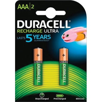 Duracell Staycharged 81364754 - Pila recargable, AAA (LR03), blíster con 2 pilas