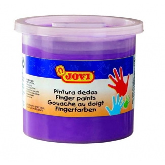 Jovi 56023 - Pintura de dedos, color violeta, bote de 125 ml