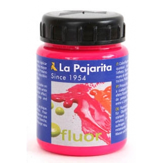 La pajarita 1162/16 - Pintura acrílica fluorescente, color magenta, bote de 75 ml