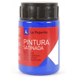 La Pajarita L-12 - Pintura satinada, color azul intenso, bote de 35 ml