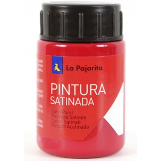 La Pajarita L-9 - Pintura satinada, color carmin, bote de 35 ml