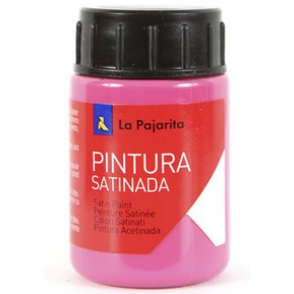La Pajarita L-24 - Pintura satinada, color magenta, bote de 35 ml