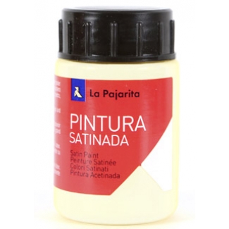 La Pajarita L-25 - Pintura satinada, color marfil, bote de 35 ml