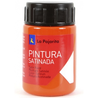 La Pajarita L-6 - Pintura satinada, color naranja, bote de 35 ml