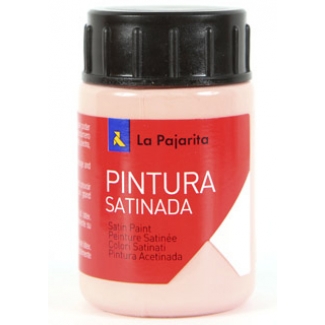 La Pajarita L-20 - Pintura satinada, color rosa, bote de 35 ml