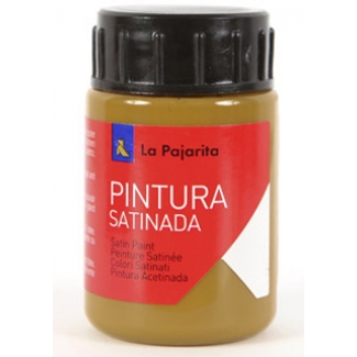 La Pajarita L-15 - Pintura satinada, color sombra tostada, bote de 35 ml