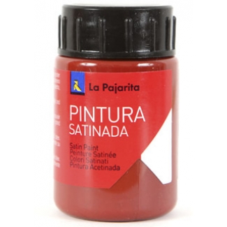 La Pajarita L-8 - Pintura satinada, oxido, color rojo, bote de 35 ml