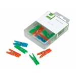 Q-Connect KF02033 - Pinza fantasia, colores surtidos, 32 mm, caja de 10
