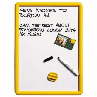 Csp - Pizarra blanca lacada magnética, tamaño 25 x 35 cm