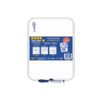 Clipper PP0213 - Pizarra blanca, tamaño 18 x 26 cm