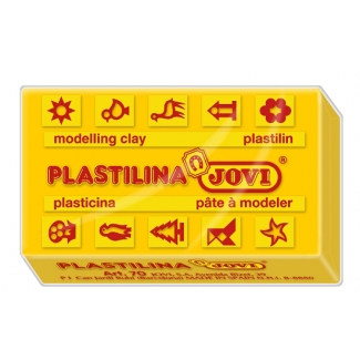 Jovi 70-02 - Plastilina, pastilla de 50 grs, color amarillo