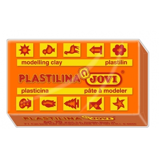 Jovi 70-04 - Plastilina, pastilla de 50 grs, color naranja