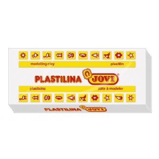 Jovi 71-01 - Plastilina, pastilla de 150 grs, color blanco