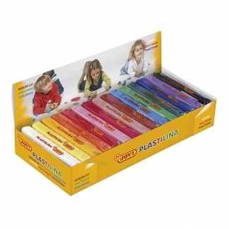 Jovi 71S - Plastilina, caja de 15 pastillas de 150 grs, colores surtidos