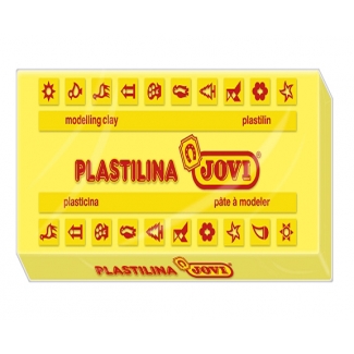 Jovi 72-02 - Plastilina, pastilla de 350 grs, color amarillo claro